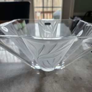 J.G Durand Crystal Bowl, Made in France Vintage